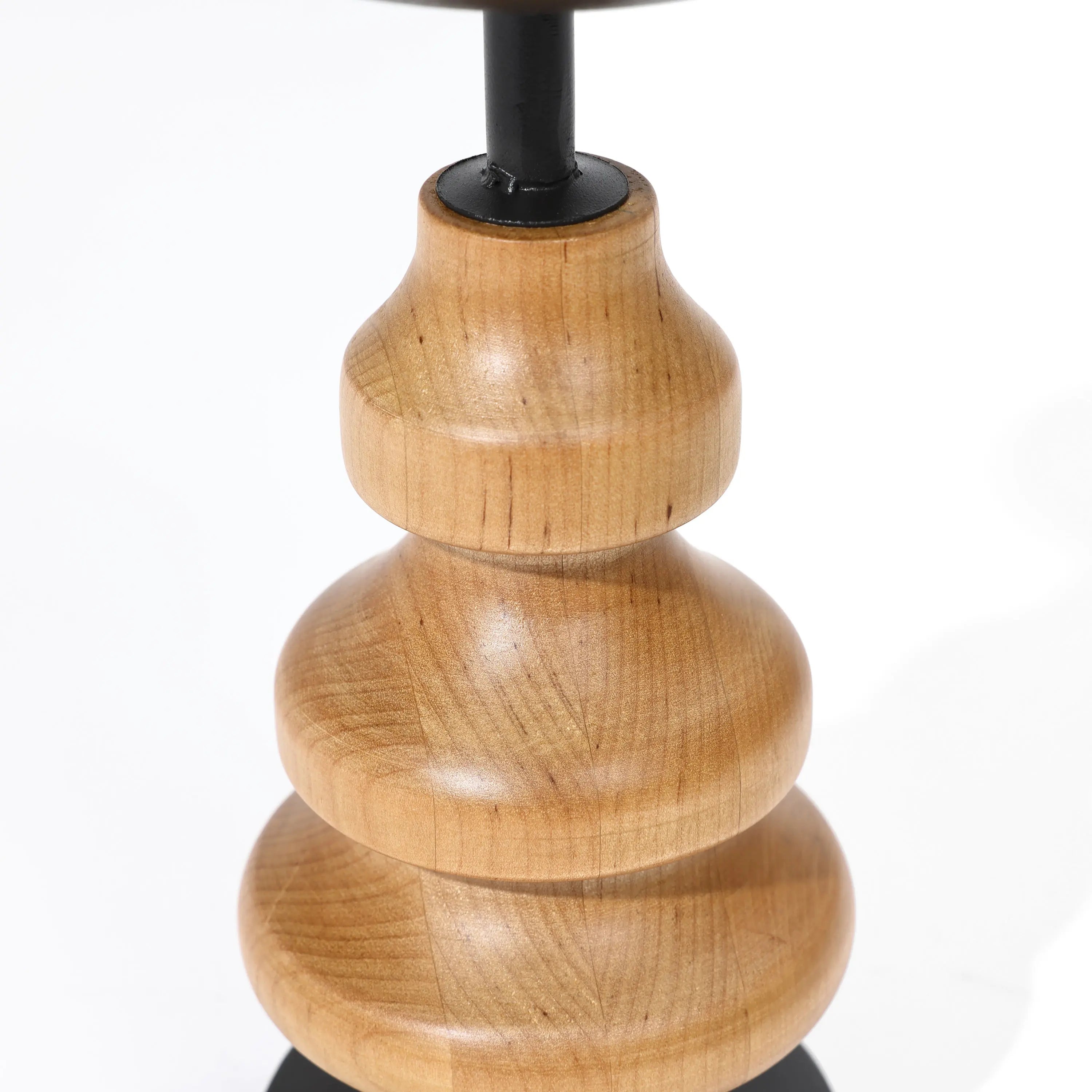 Wood Candle Holder Set of 2 - Image 9
