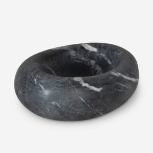 Organic Brass Natural Bowl - Black