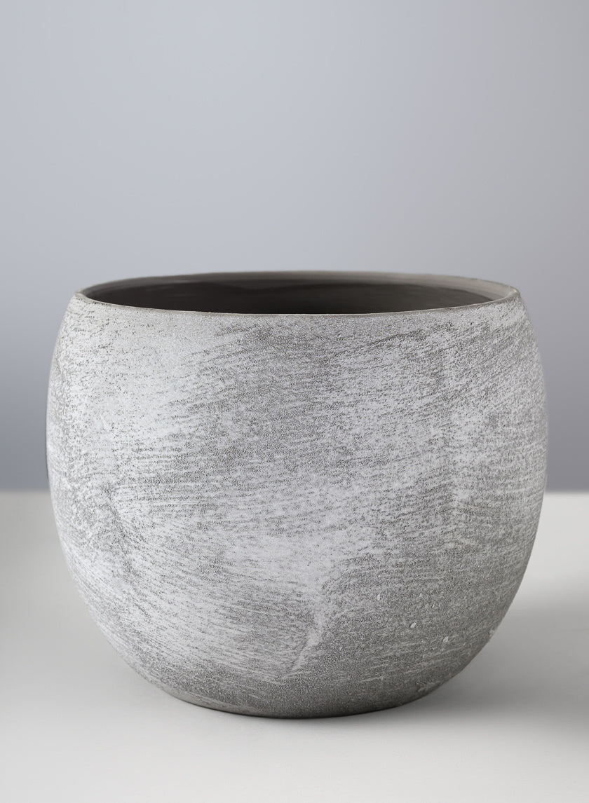 Venetian Grey Ceramic Pot - Image 2