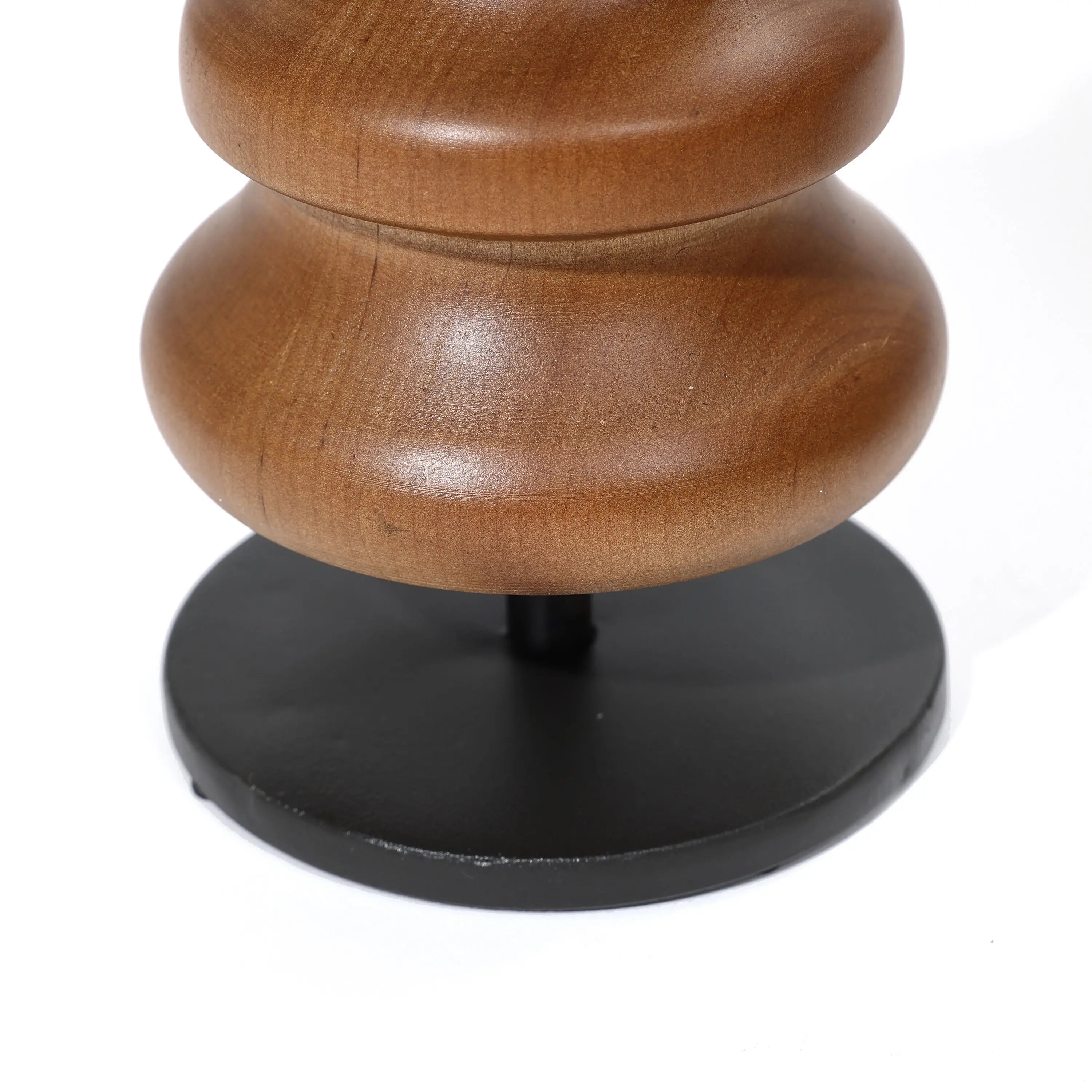 Wood Candle Holder Set of 2 - Image 8