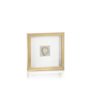 Gold Framed Crystal Wall Art