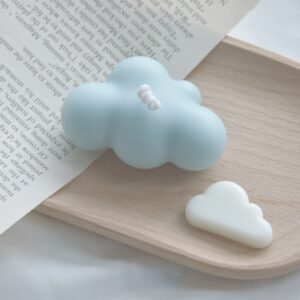 Cloud Paint Decorative Candle