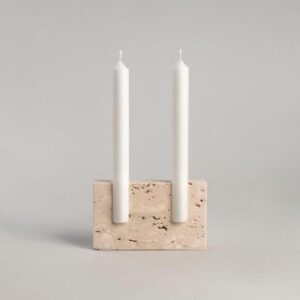 Cyprus Natural Stone Candle Holder