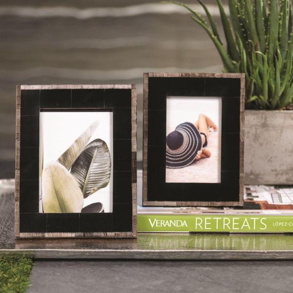 Palm Desert Chiseled Horn Photo Frame - Image 2