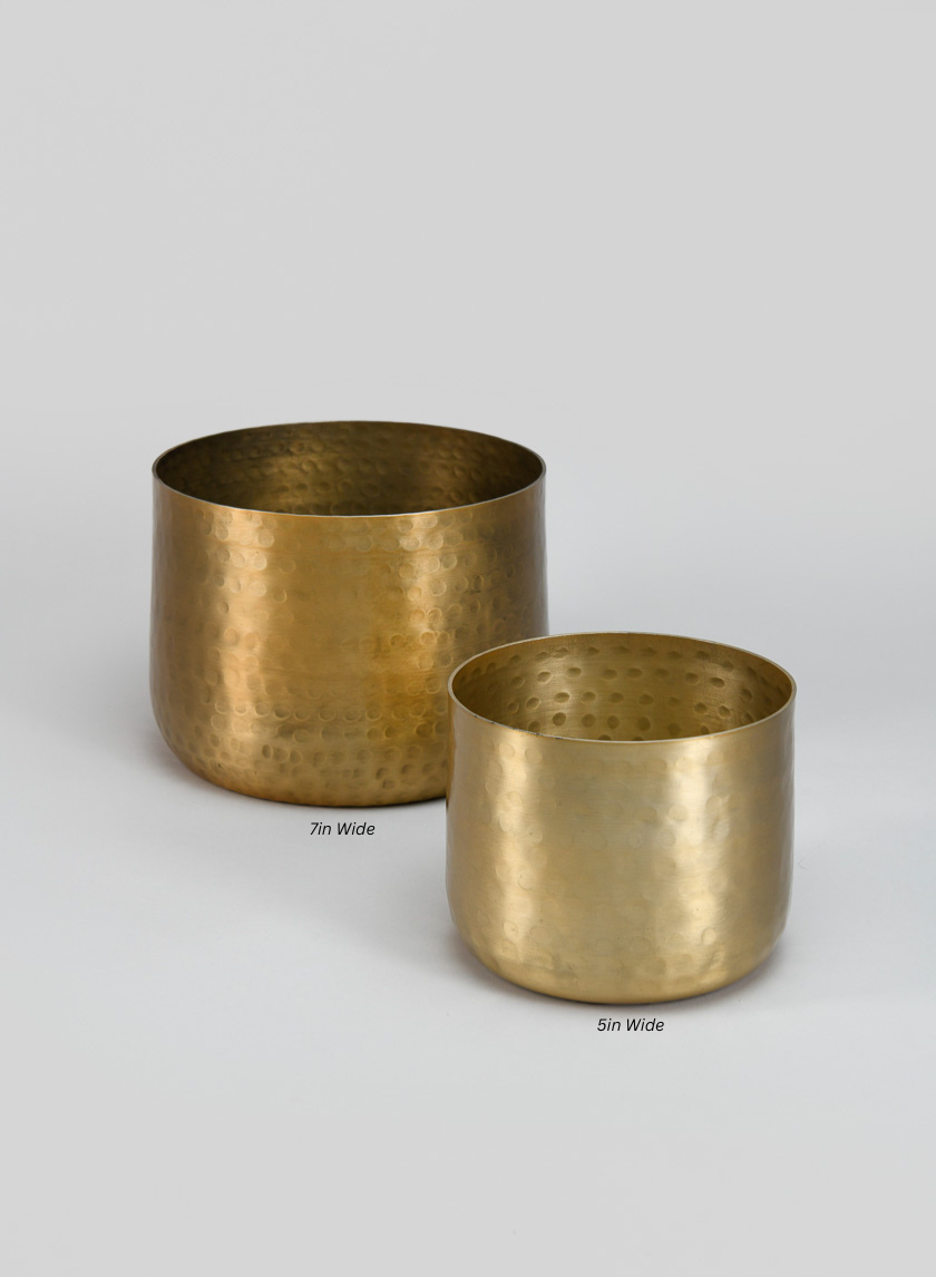 Brass-Look Aluminum Pot - Image 4