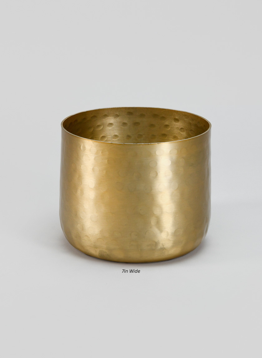 Brass-Look Aluminum Pot - Image 5
