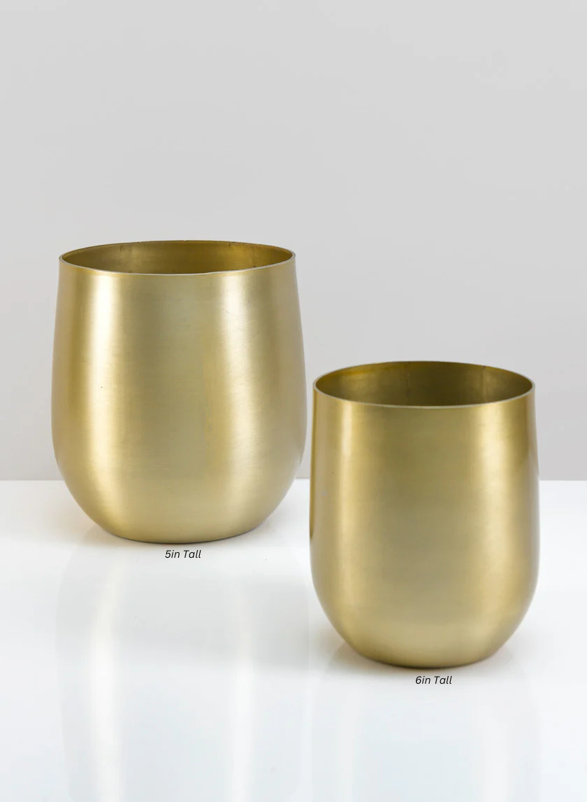 Brass-Look Aluminum Pot - Image 4