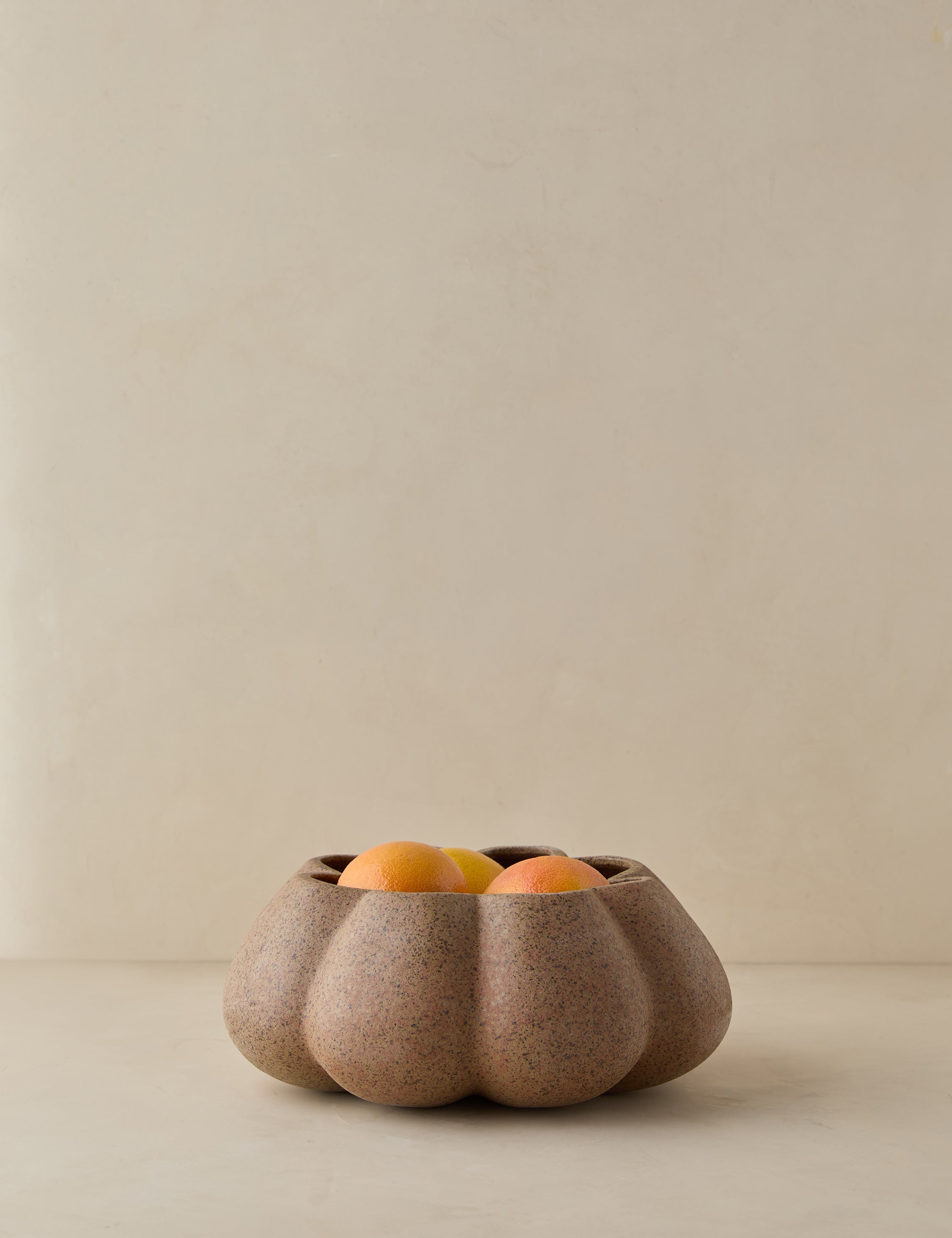 Sculptural Scalloped Bowl - SandDune - Image 2