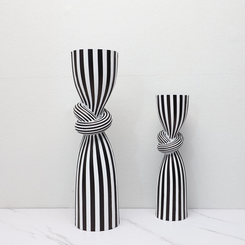 Optic Knot Stripe Candle Holder - Image 3