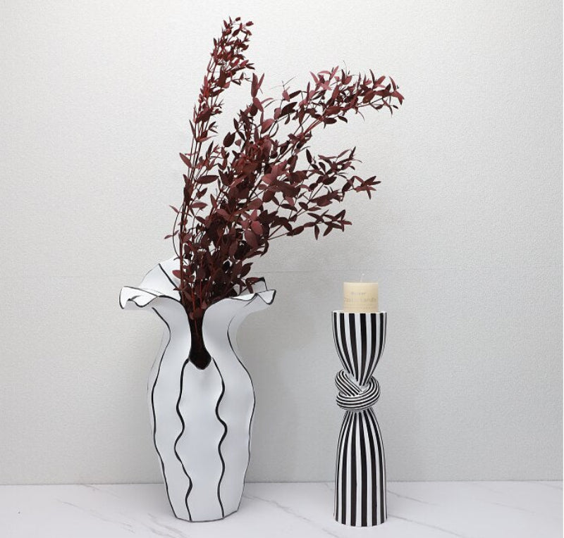 Optic Knot Stripe Candle Holder - Image 5