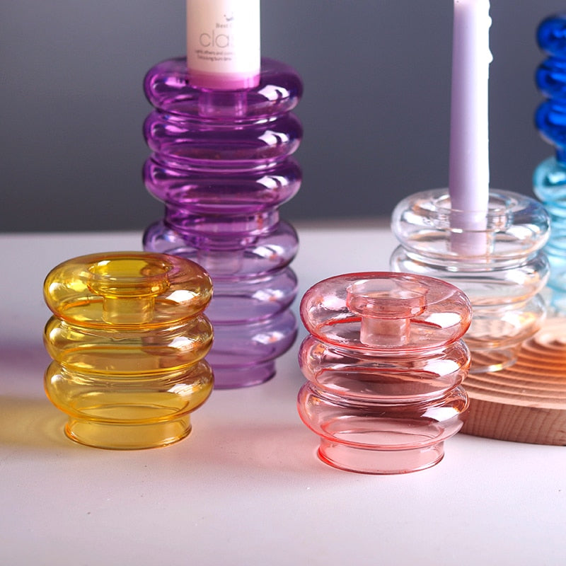 Skittles Glass Candle & Tealight Holders - Image 2