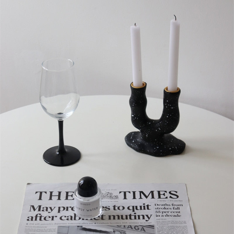 Spotted Resin Candle Holder - Image 5