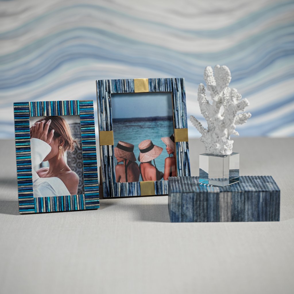 Multi-color Blue Photo Frame