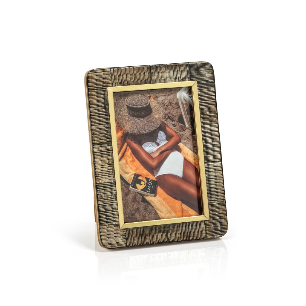Shagrin Horn Inlaid Photo Frame - Image 2